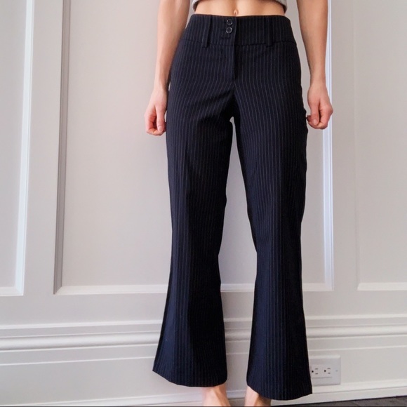 Vintage high rise pinstripe kickflares 🪙 - Picture 2 of 13
